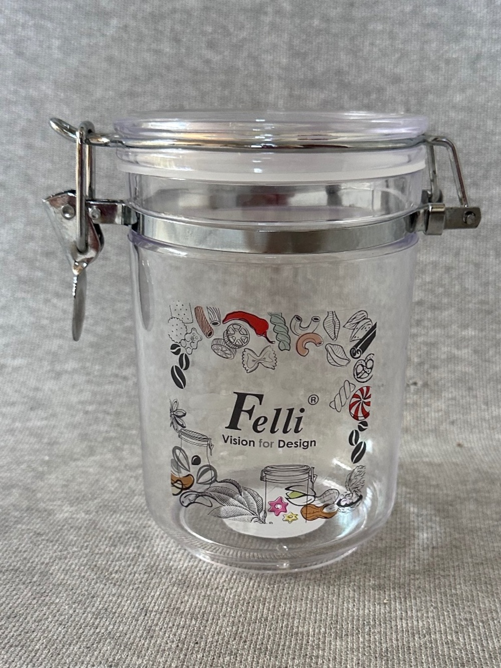 Felli Acrylic Storage Canister: BRAND NEW